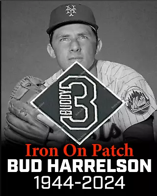 Buddy #3 Patch Buddy Harrelson Memorial New York Mets Baseball Jersey Patch • $15.95