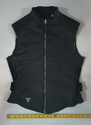 Dainese Core 2 Zip Up Motorcycle Vest W/ Back Armor Black Large • $112