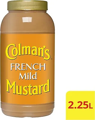 Colman's French Mustard 2.25 Litre Next Day Delivery • £15.53