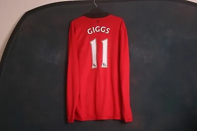 Giggs 11 Manchester United XL Home 2013 2014 Football Shirt 2013-14 Jersey Top • $62.26