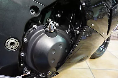 $29.99 • Buy Kawasaki ZX11 ZX12 ZX14  Billet Chrome Spike Oil Filler Cap Plug(070605-001A)
