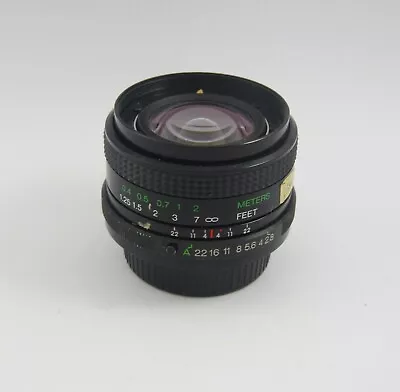 Vivitar 28mm F2.8 With Pentax PKA Mount - Filter Badge Missing • $26.75