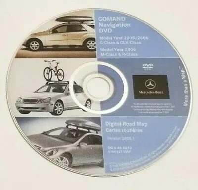 Oem Mercedes Dvd Navigatiuon Disc 05~2008 C Clk Ml Gl R G Bq6460213 A1698273059 • $26.99