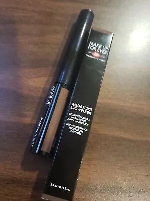 MAKE UP FOR EVER Aqua Resist Brow Fixer 20 DEEP BLONDE Brand New In Box. • $19.99