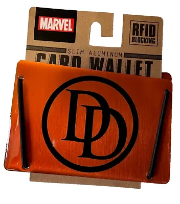 Marvel Daredevil Logo Slim Aluminum RFID Blocking Card Wallet New • $9.99