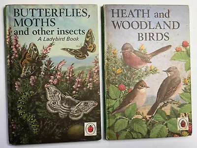 Original  Ladybird Books “Butterflies  &  Woodland Birds” ~ 536 Series • £5.95