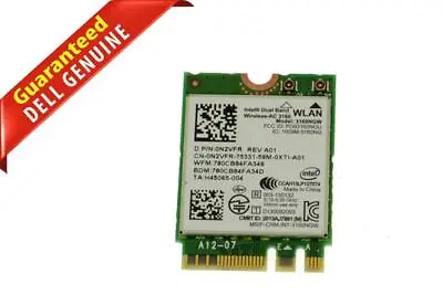 Dell Inspiron 15-5559 Wireless Bluetooth Card 3160NGW WLAN WiFi Mini-PCI N2VFR • $9.10