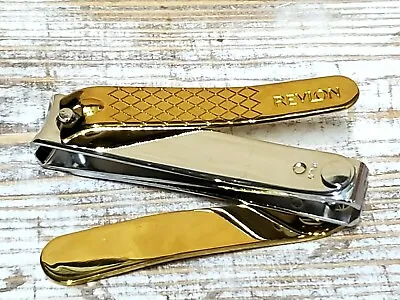 Revlon ~ GOLD SERIES ~ Dual Sided Finger Nail / Toe Nail Clipper  Nwob • $7