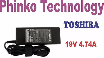 Genuine Laptop Charger Toshiba Satellite P200 L500 L510 L650 M70 M200 M300 A300 • $33