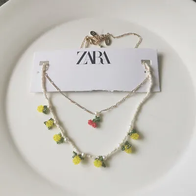 $12.99 • Buy 2pcs 16  Zara Handmade Collar Necklace Gift Fashion Women Party Holiday Jewelry