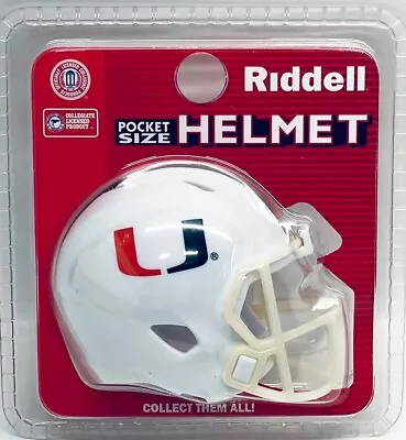 Miami Hurricanes Riddell Pocket Pro Helmet • $9.99