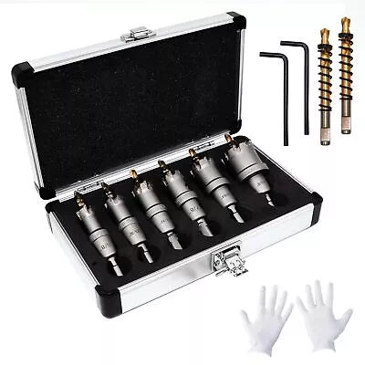 Metal Hole Saw Kit 6PCS TCT Hole Saw For Metal Tungsten Carbide Tipped Hole... • $53.43