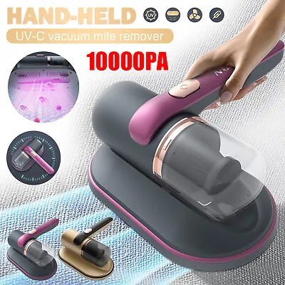 10000kpa Handheld Mite Remover Home Bed Mattress Vacuum Sofa Cleaner USB UV-C AU • $42.46