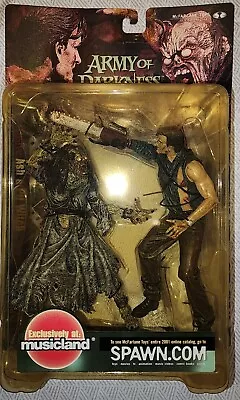 ASH & PIT WITCH Army Of Darkness McFarlane Toys 2001 Musicland Exclusive Set NIB • $39.96