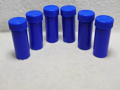 6 Empty HDPE Plastic Pill Bottle Medicine Container Vitamin Capsule Drug Holder • $5.95