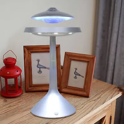 Levitating Floating Speaker Wired Magnetic UFO LED Lamp Bluetooth Speaker New • $86.45