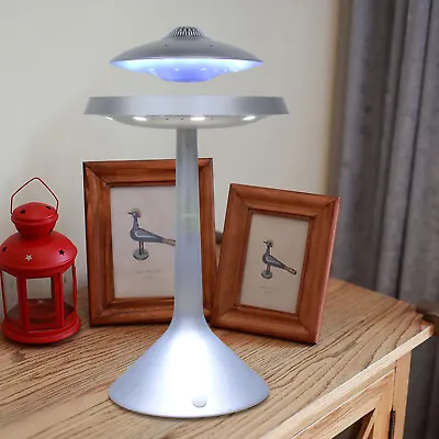 Levitating Floating Speaker Wired Magnetic UFO LED Lamp Bluetooth Speaker • $94.05