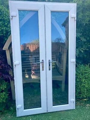 £173 • Buy Exterior External Upvc Double Glazed French Doors In Frame With Cill