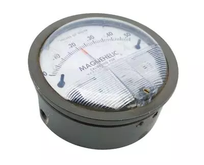 Dwyer Magnehelic 2001/2C Vertical Pressure Gauge 0 - .50  Water 1/8  NPTF 15PSI • $29.99