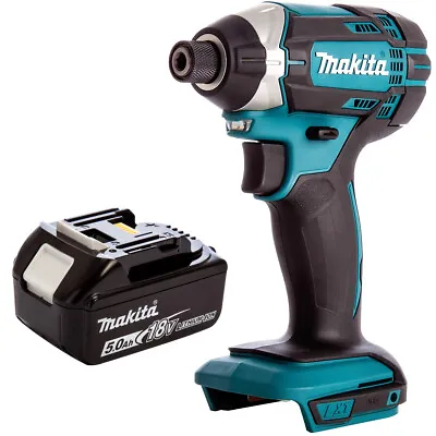 Makita DTD152Z 18V LXT Cordless Impact Driver With 1 X 5.0Ah Battery BL1850 • £143