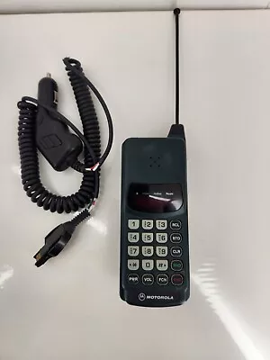 Vintage Working Motorola Dark Green Cellular Phone Model 43050ab + Charger • $39.99