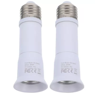 2 Pcs Sturdy Light Bulb Base Light Socket Light Socket Extender Outdoor • $8.83