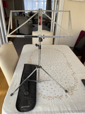 £9 • Buy Music Stand In Crome - Collapsible