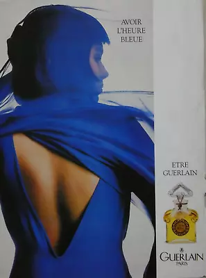 1995 Guerlain Press Advertisement Having Blue Hour Being Guerlain • $3.20