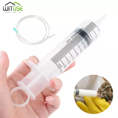 5Pcs 100/150/200ML Syringe Reusable Pump Oil Measuring For Measuring Nutrient Q • $11.17