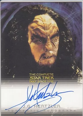 The Complete Star Trek Deep Space Nine Autograph Auto Card A17 Hertzler Martok • $37.89
