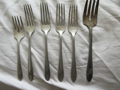 $15 • Buy Vintage Silver-plated Oneida Community Silverware Set (plus)