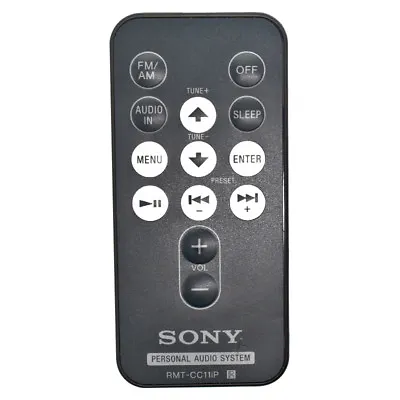 $21.99 • Buy SONY Remote Control For ICF-C11iP Lightning IPhone/iPod Clock Radio Speaker Dock