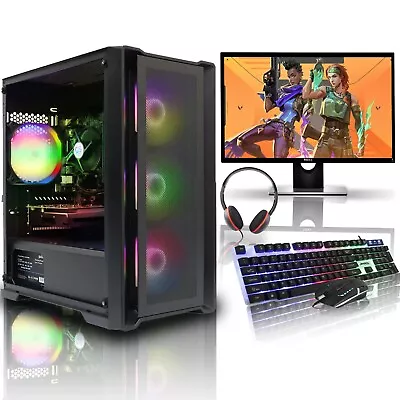 Fast Gaming Bundle PC Intel Core I5 2GB GT 730 16GB RAM 1TB 120GB SSD Windows 10 • £319.44