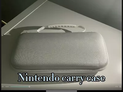 White Nintendo Switch Travel Protective Case • $26