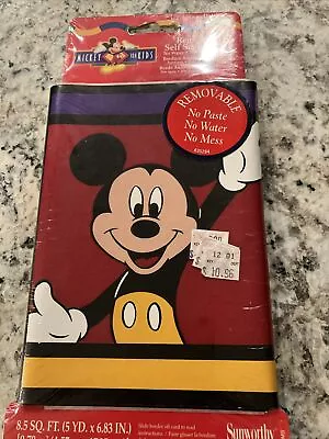 Mickey For Kids Vintage Disney Mickey Mouse Self Stick 7  Border 5 Yards • $10