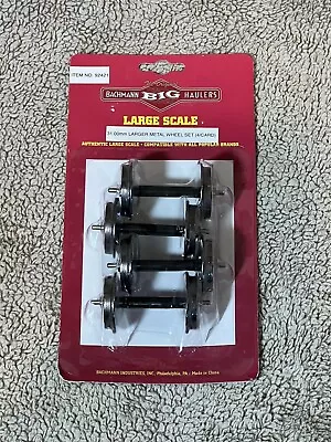 Bachmann 92421 Metal Wheel Set (Pack Of 4) NEW G Scale • $29.99