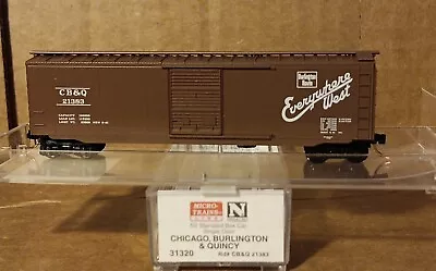 Micro-Trains #31320 Chicago  Burlington And Quincy Boxcar  N Scale • $13.78