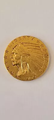 1909 Indian Gold $5 Coin • $700