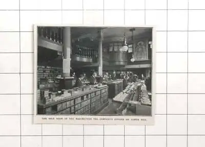 1906 Interior View Of The Sale Room Mazawattee Tea Company Tower Hill • $7.40