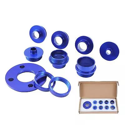 £16.99 • Buy KATSU Alminium Router Bushing Guide Set 10PCS Metric Fit SP10174805  Plunge Base