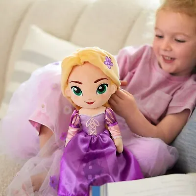 RAPUNZEL~13 .75 H~Plush~Soft~DOLL~TANGLED~Princess~Disney Store~NWT • $44.79