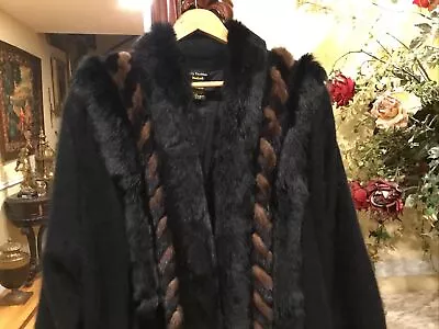 Fox Mink Angora Fur Long Sweater Jacket. Beautiful Jacket.  Plus Size￼ • $280