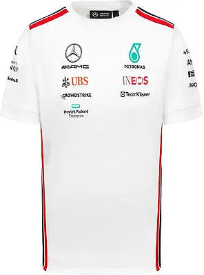 Mercedes AMG F1 2023 Men's Team T-Shirt - White • $75