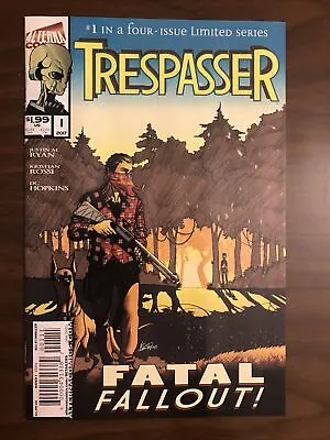 Trespasser #1 OPTIONED!! ALTERNA COMICS! LOW PRINT RUN! 4th Print • $30