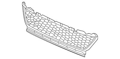 Genuine Volkswagen Center Grille 5GM-853-677-G-9B9 • $151.45