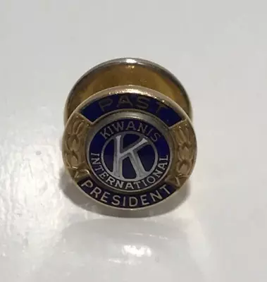 K Kiwanis International Past President 10Kt Yellow Gold Neck Tie Pin Tack • $84.95