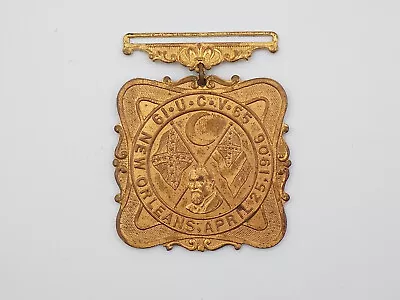 Original 1906 UCV United Confederate Veterans New Orleans Reunion Medal • $199.97