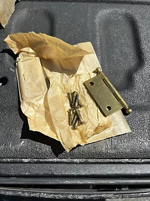 $20 • Buy 4 Vintage Stanley SW 2x2 Cabinet Cupboard Door Hinges Ball Tip Antique Hardware
