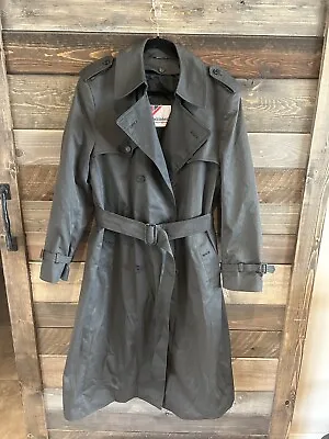 Mackintosh By Weather Fair Men's Sz.42 Long Trench Coat Detachable Lining • $65