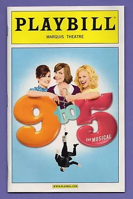 Allison Janney Stephanie J Block Megan Hilty  9 To 5  Broadway Playbill 2009 • $10